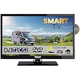 Gelhard GTV2422I Smart TV 24 Zoll DVB/S/S2/T2/C, DVD, USB, 12V 230 Volt WLAN