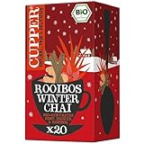 Cupper Bio Gewürztee 'Rooibos Winter Chai', Rooibos Tee, Chai Tee, 20 ungebleichte Teebeutel,...