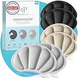 Health Press Fersenpolster Schuhe – Premium Fersenschutz Fersenkissen – 3 Paar Schuheinlagen in...