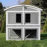 Miweba MyAnimal Hasenstall MH-33 | 118x55x105 cm - Kaninchenstall mit Freilaufgehege -...