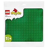 LEGO DUPLO Bauplatte in Grün, Grundplatte für DUPLO Sets, Konstruktionsspielzeug für Kleinkinder...