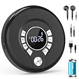 Greadio NEU 2025 CD Player Tragbar mit Kopfhörer, Discman CD Player mit Anti-Skip/Stoßfest und...