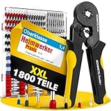 Crimpzangen Set von SCHMITZ.Tools® [1800 Teile] - Premium Aderendhülsen Zange [0,25– 10mm2] -...