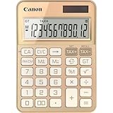 Canon KS-125KB-GD, Scientific Calculator, Suitable for School and Business, Dual Power Battery, Tax...