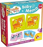 Lisciani - Baby Memo - Tiere - Pädagogisches Gesellschaftsspiel - Gedächtnis- und Denkspiel - 24...