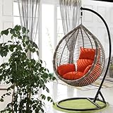 Weiches Hängesesselkissen – abnehmbare & waschbare dicke Kissen für den Außenbereich, Terrasse,...