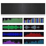 Dual MIC/LINE Stereo Musikspektrum Schallpegelmesser Dot Matrix Audio Analyzer