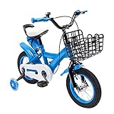 AOOUNGM Kinderfahrrad 12 Zoll Fahrrad hohe Stabilität Kinderfahrrad mit Doppelbremsmodus...