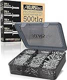 KLRStec Professional Blindnieten Set [500tlg.] Aluminium/Stahl Popnieten Set für Nietenzangen 125...