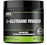 L-Glutamin Pulver 300g - L-Glutamin 4950 mg pro Portion - 50 Portionen - unterstützt die Darm- und...
