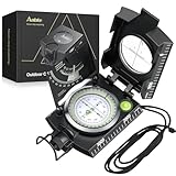 Anbte Kompass Militär mit Klinometer Professioneller Marschkompass IP65 Compass mit Tragetasche...