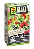 COMPO BIO Beeren Langzeit-Dünger für alle Beerenpflanzen, Kernobst und Steinobst, 5 Monate...