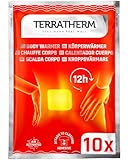 TerraTherm Wärmepflaster Rücken, Nacken und Schulter – 12h wohlige Tiefenwärme, Rückenwärmer...