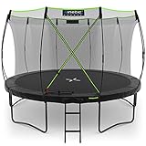 KINETIC SPORTS Trampolin Outdoor 366 cm 'Ultimate Pro' – TÜV Rheinland geprüft, Designed in...