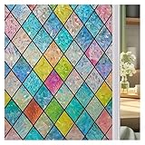 Sichtschutzfolie Fenster Fensterfolie, Regenbogenfarben, holografische Fenster-Sichtschutzfolie,...