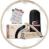 GATE FITNESS Hula Hoop Reifen Erwachsene und Kinder zum Abnehmen [1,2kg / 1,5kg / 2kg] | 6 bis 8...
