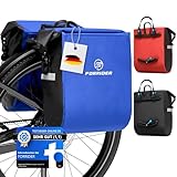 Forrider 2er Set Fahrradtaschen für Gepäckträger Wasserdicht Reflektierend |...