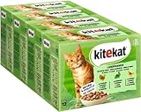 KITEKAT Portionsbeutel Multipack Landpicknick in Sauce 4x12x85g Katzenfutter Nassfutter