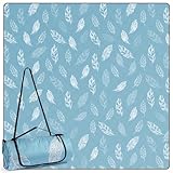 DEWUR Picknickdecke wasserdicht waschbar, Stranddecke Sandfrei XXL Campingdecke Strandmatte isoliert...