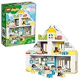 LEGO 10929 DUPLO Unser Wohnhaus 3-in-1 Set, Puppenhaus für Mädchen und Jungen ab 2 Jahren mit...