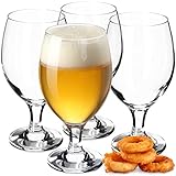 KADAX Biergläser Set, Bierseidel aus Glas, Biertulpen, Weizengläser für dunkles und helles Bier,...