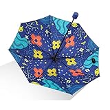 XCBVS Taschenschirm Creative Doodle Reverse Umbrella Winddichter Sonnenschutz Regenfest für Männer...
