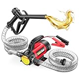 TaskStar Elektrische Dieselpumpe 12V: 50 L/min Tragbare Kraftstoffpumpe mit Zapfpistole, Filter &...