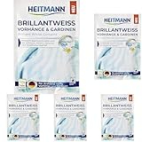 HEITMANN Brillantweiß Vorhänge & Gardinen: Entfernt Grauschleier, Vergilbungen, Schmutz, Nikotin &...