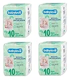 Babylove Wickelunterlagen Sparset 4 x 10 Stück