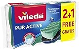 Vileda Glitzi PurActive Reinigungsschwamm, 2+1 Sparpack