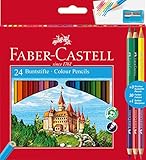Faber-Castell 110324 - Buntstifte Set Classic Colour, 28-teilig, inkl. Spitzer, für Kinder und...