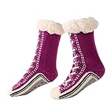 Ultradicke Fleece-Haussocken für Damen, rutschfeste Schlafsocken, warme Socken nach der Geburt und...