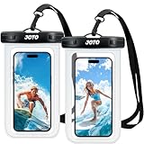 JOTO 2 Stück wasserdichte Handyhülle IPX8 Unterwasser Wasserfest Handytasche für iPhone 17 16 15...