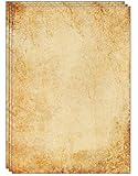25 Blatt altmodisches Briefpapier/Vintage Design Papier DIN A4. Ideal für Vintage-Einladungen und...