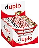 duplo - 40 Einzelriegel, einzeln verpackte Schokoriegel, knusprige Waffeln umhüllt von einer...