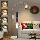 Rosnek Bogenlampe Stehlampe Wohnzimmer, 170cm Stehlampe LED Dimmbar mit Fernbedienung &...