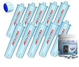 10 Wasserfilter Filterpatron kompatibel mit Jura Blue 10er-set Filterpatrone inkl. 2-Phasen...