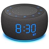 DOUMOSH Radiowecker mit Bluetooth, Wecker Digital mit 0-100% Display Dimmer, Farbige Nachtlicht,...