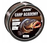 Karpfenschnur Angelschnur JAXON CARP Academy 300m Spule 0,25-0,35mm Feederschnur Karpfen Monofile...