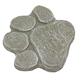 Generic Hundepfotenabdruck-Gedenkstein, Wetterfest, graviertes Haustierdenkmal für den Rasen Im...