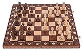 Square - Schach Schachspiel - Consul LUX - 48 x 48 cm - Schachfiguren & Schachbrett aus Holz