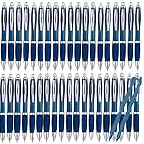 Libetui Set 52er ergonomische Kugelschreiber Marineblau Druckkugelschreiber Blaue Großraummine...