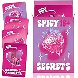 Spicy Secrets - Paar Spiele für Paare, Erotik Sex Spielzeug für Paare, Liebe Kartenspiel,...