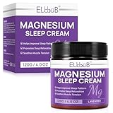 Magnesium Sleep Cream - Natürliche Lavendel-Magnesium-Lotion mit Mandelöl & Vitamin E für...