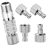 KITRDOOR Airbrush Adapter, 5 Stück Airbrush Schnellkupplung 1/8' Airbrush Schlauch Adapter Stecker...