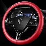 Für Maserati Ghibli Levante Quattroporte Auto Lenkradhülle Leder Lenkradbezug Anti Rutsch...
