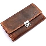Benthill Kellner Geldbörse Leder - Echtleder Kellnerportemonnaie mit RFID Schutz - XXL Robuste...