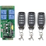 AC85v ~ 250V 110V 230V 4CH 4 Kanäle Funkfernsteuerung kabellose Fernbedienung Schalter 220V Relais...