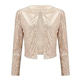 Gkojhj Outdoor Jacken Für Damen Leichte Sommer Steppjacke mit Taschen Einfarbig Freizeitjacke in...