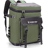 Vogshow Kühlrucksack 30L Kühltasche Gross Kühlbox Wasserdicht Picknickrucksack Auslaufsicher...